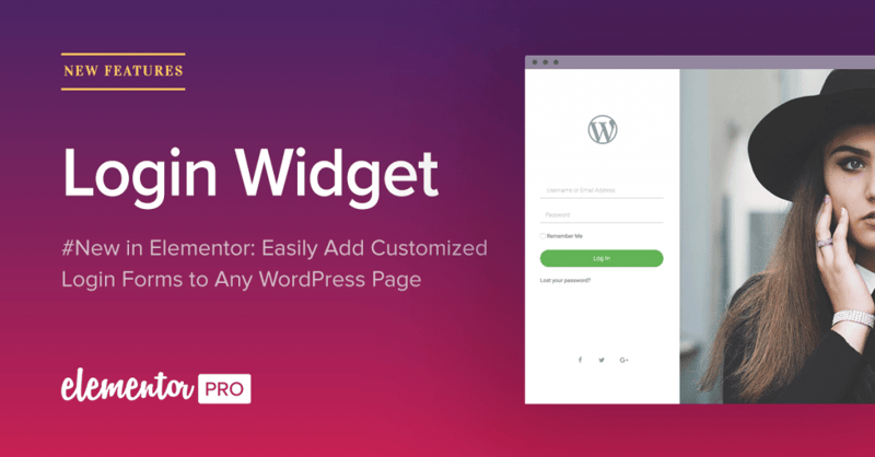 elementor-login-widget