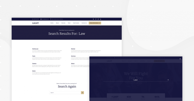 Law Search Results Monthly Template Kits #4: The Law Firm Template Kit Law Search Results Monthly Template Kits #4: The Law Firm Template Kit 5