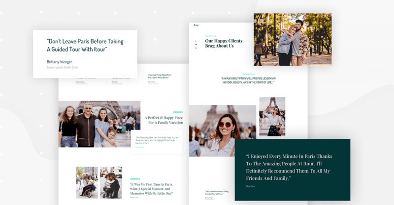 Travel And Tours Assets Testimonials Monthly Template Kits #5: The Travel Template Kit Travel-And-Tours-Assets-Testimonials