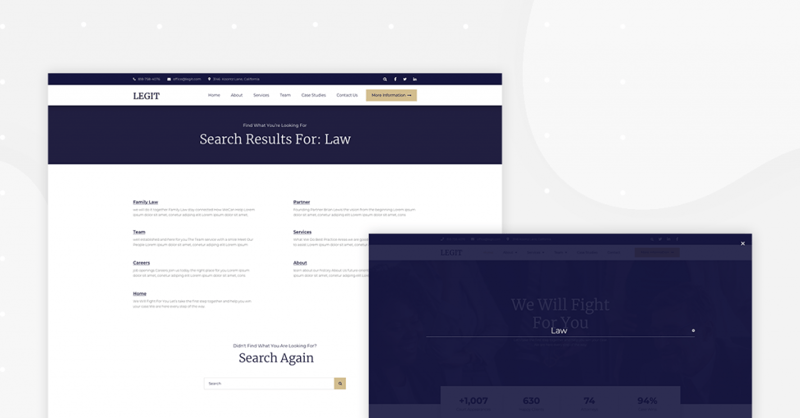Law Search Results Monthly Template Kits #4: The Law Firm Template Kit 5