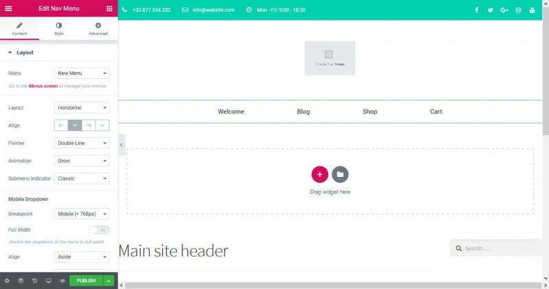 Nav-Menu-Widget