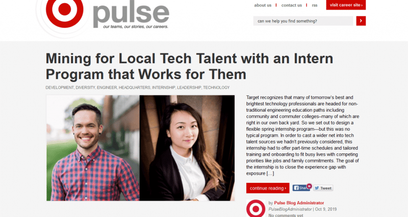 Target Pulse 25 Best Wordpress Websites Examples That You’ll Definitely Recognize 19