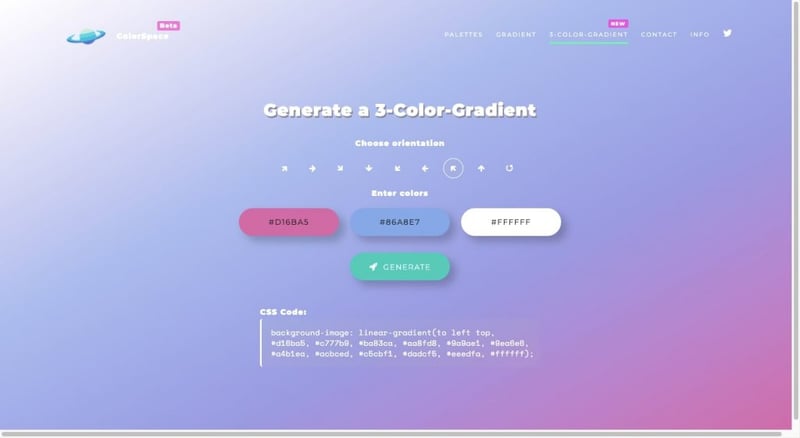 11 Colorspace Css Generator Como Utilizar Gradientes No Design Web: Tendências E Exemplos 11
