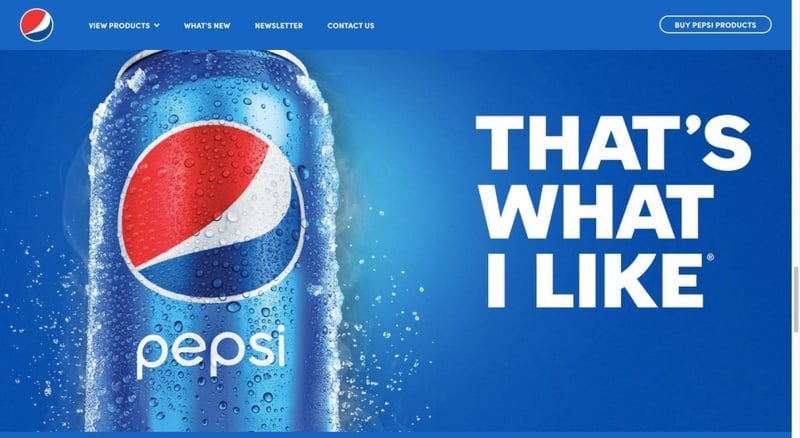 7 Pepsi Radial Gradient Background Como Utilizar Gradientes No Design Web: Tendências E Exemplos 6