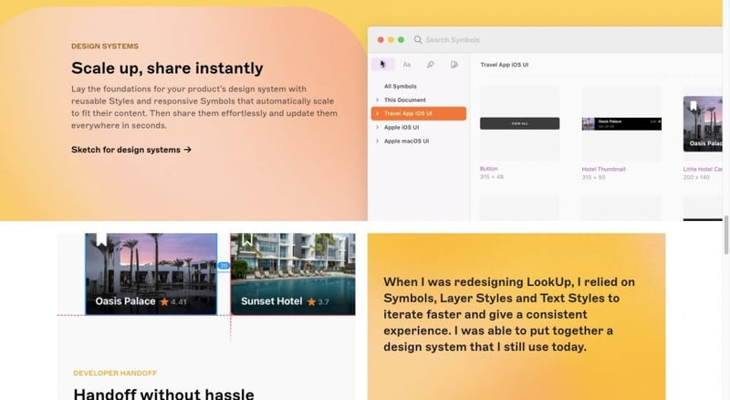 Sketch Block Gradients Como Utilizar Gradientes No Design Web: Tendências E Exemplos 8
