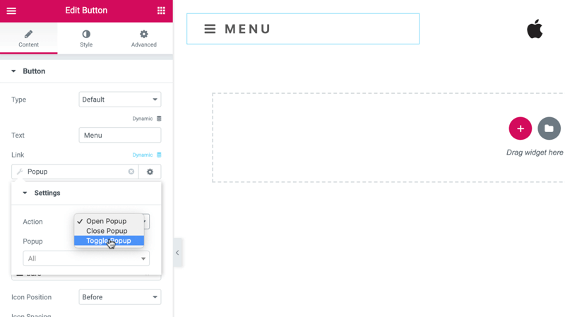 Menu Btn Create A Responsive Menu In Wordpress Using Popups Hamburger Menu