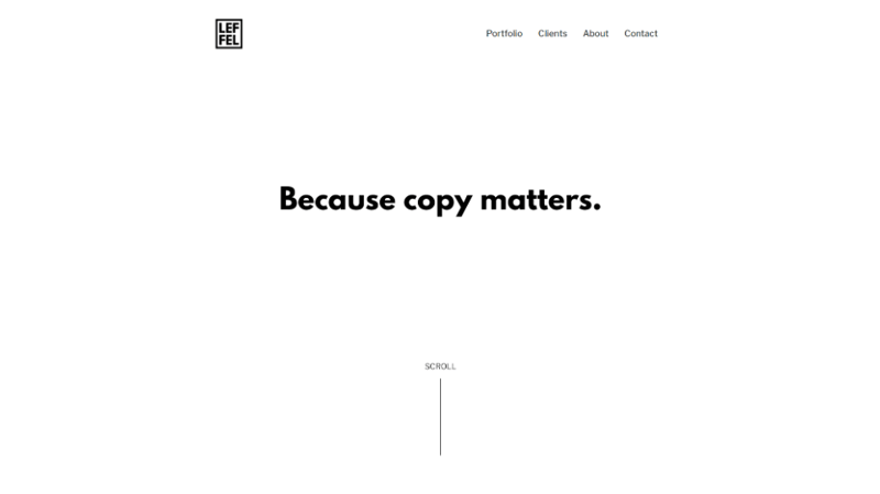 Minimalist web design elementor wordpress shira leffel