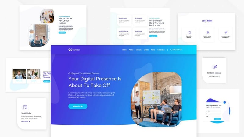 End Static Introducing Elementor'S Monthly Template Kits End Static Introducing Elementor'S Monthly Template Kits 9