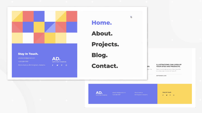 Popup S Monthly Template Kits #3: The Portfolio Site Kit Popup S Monthly Template Kits #3: The Portfolio Site Kit 6