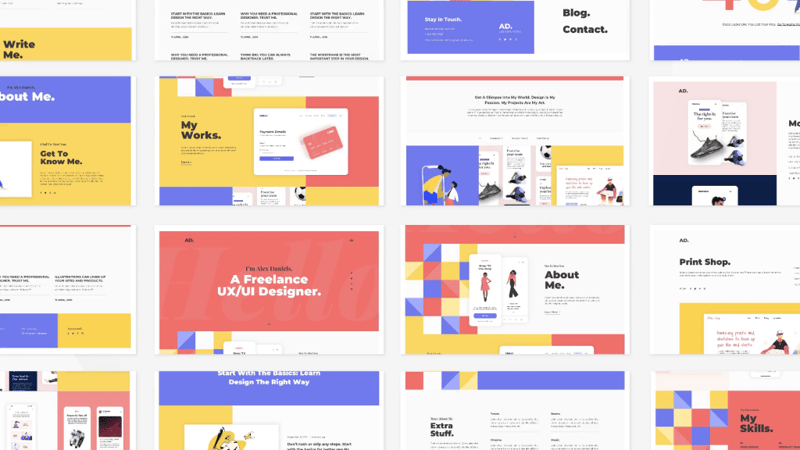 Showcase S Monthly Template Kits #3: The Portfolio Site Kit Showcase S Monthly Template Kits #3: The Portfolio Site Kit 1