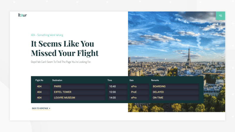 404 Mobile Monthly Template Kits #5: The Travel Template Kit 404_Mobile