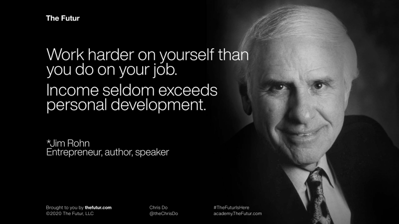 Working On Yourself Quote Build Yourself As A Creative — Takeaways From Our Webinar With Chris Do Jim Rohn Work On Yourself