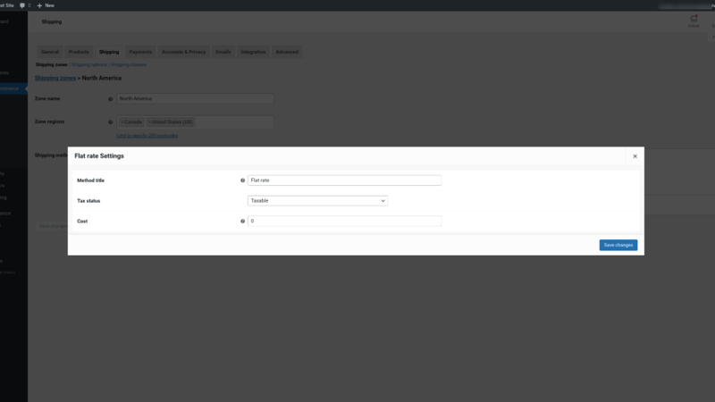 Flat Rate Settings How To Set Up Woocommerce Shipping Options (In 5 Steps) Flat-Rate-Settings