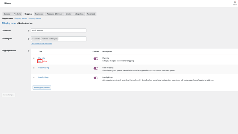 Shipping Method Edit How To Set Up Woocommerce Shipping Options (In 5 Steps) Shipping-Method-Edit