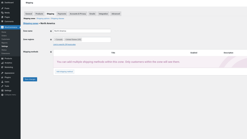 Shipping Zone Example How To Set Up Woocommerce Shipping Options (In 5 Steps) Shipping-Zone-Example