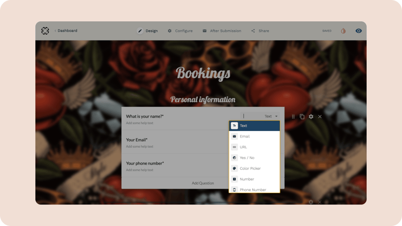 Paperform Product Ui Best Wordpress Contact Form Plugins 1