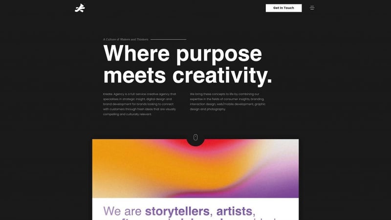 Kreate Elementor Websites Of September 2021 5