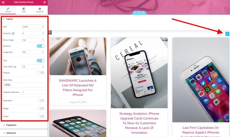 Edit Post Listing Block How To Build A News Aggregator Site Using Elementor And Feedzy 15