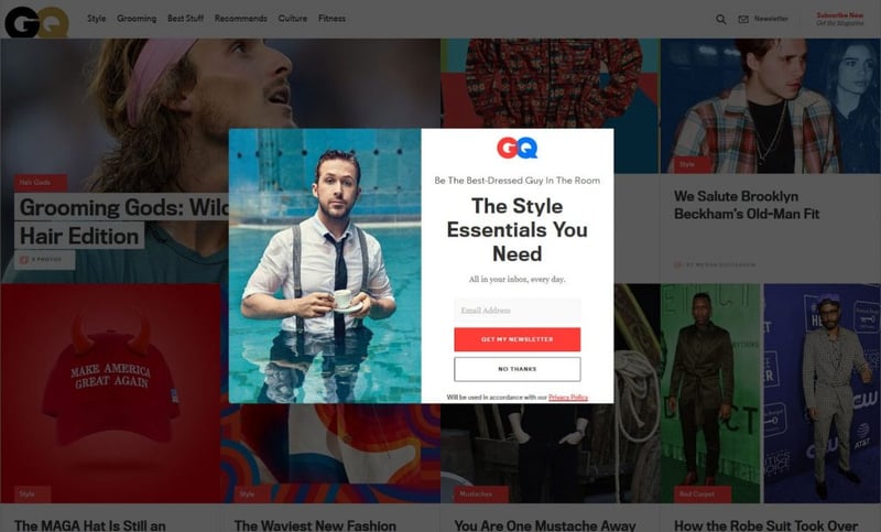 Gq 10 Inspiring Exit Intent Popup Examples Gq 10 Inspiring Exit Intent Popup Examples 1