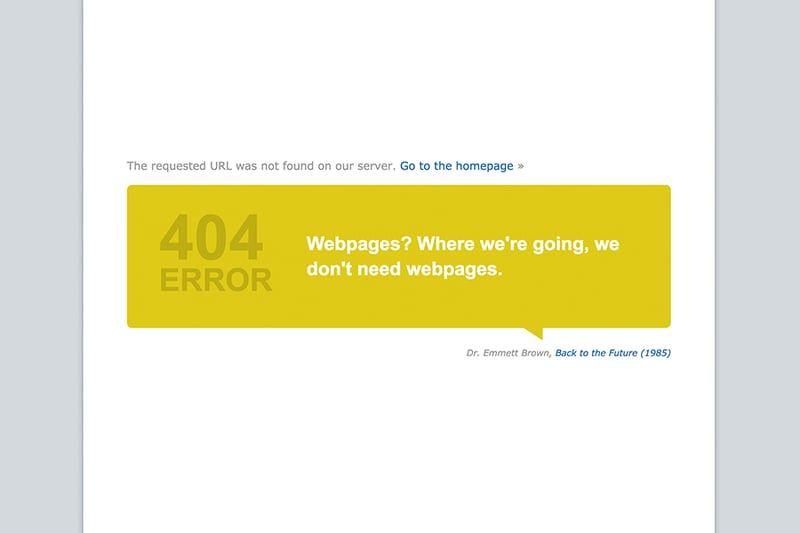 16 1 20+ Awesome Examples Of 404 Pages 16