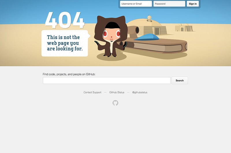 18 1 20+ Awesome Examples Of 404 Pages 18