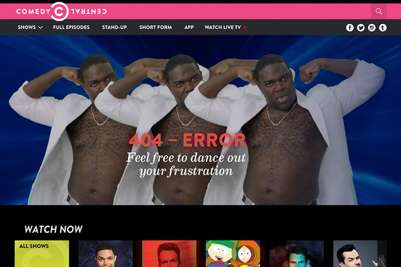 8 1 20+ Awesome Examples Of 404 Pages 8