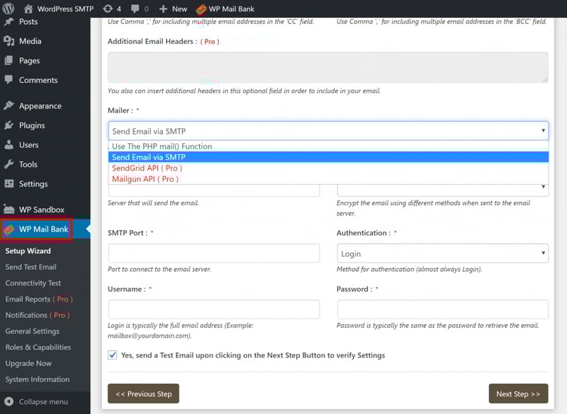 Wp Mail Bank Wordpress Smtp Guide: Benefits, Plus The Best Smtp Plugins Wp Mail Bank Wordpress Smtp Guide: Benefits, Plus The Best Smtp Plugins 8