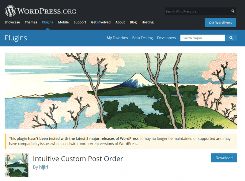 intuitive custom post order