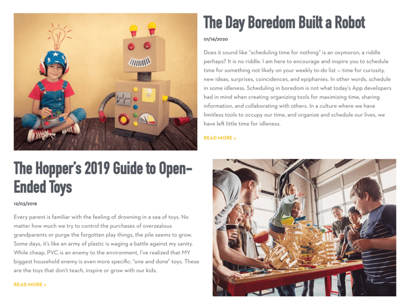 Hoppers_Boulder_Blog_Text_Buttons_Wordpress_Elementor