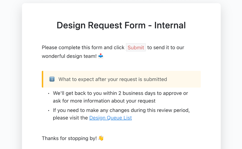 2 Clickup Form For Design Project Requests Le Guide Complet De La Gestion De Projet De Design 2 Clickup Form For Design Project Requests Le Guide Complet De La Gestion De Projet De Design 2