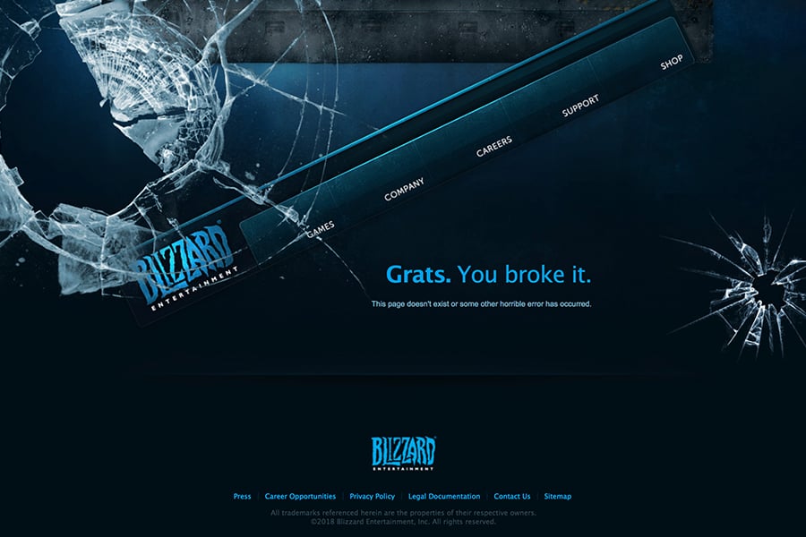12 1 20+ Awesome Examples Of 404 Pages 12