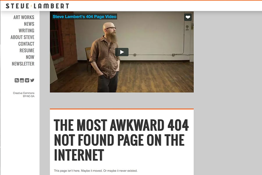 22 1 20+ Awesome Examples Of 404 Pages 22