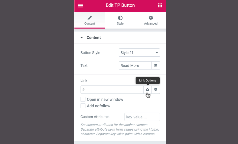 Elementor_button_design_attributes_wordpress