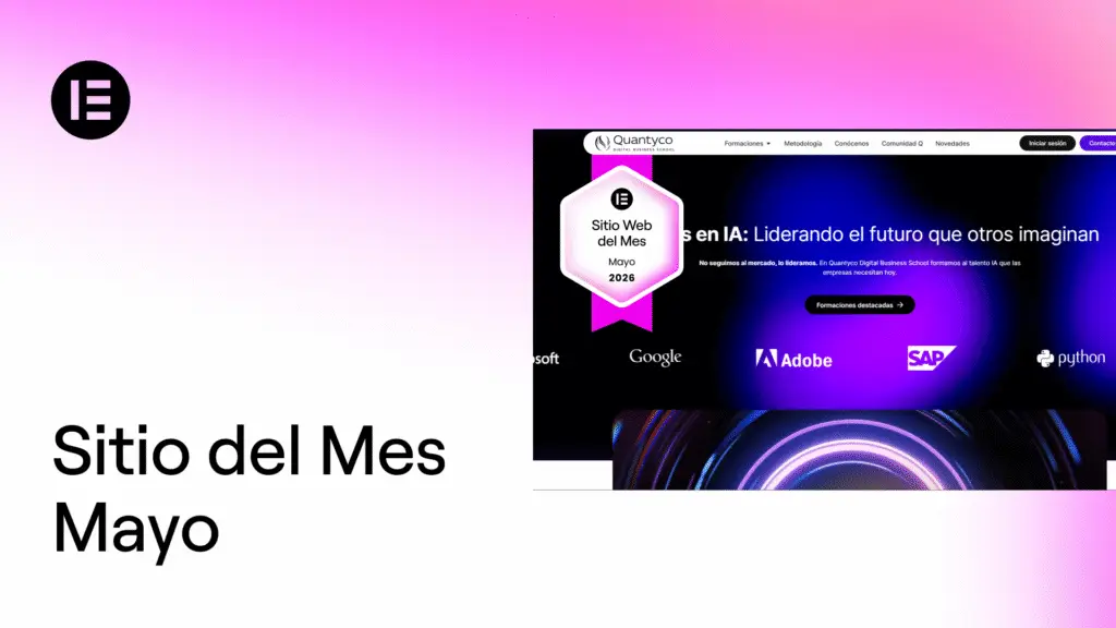 Ganador Sitio del Mes de Mayo