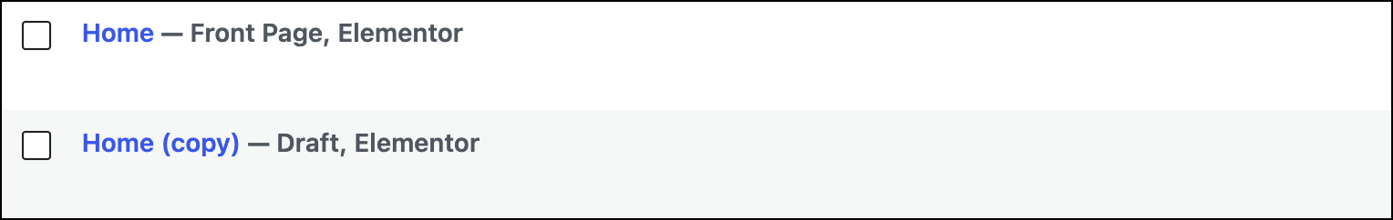 duplicated page example
