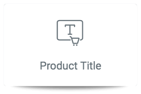 Product Title Widget