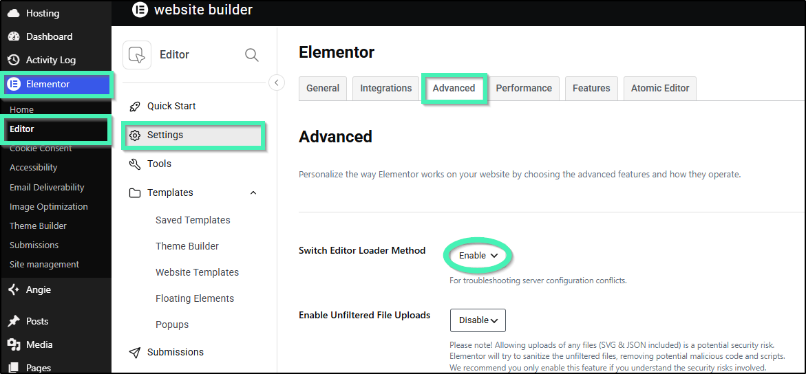 loader method