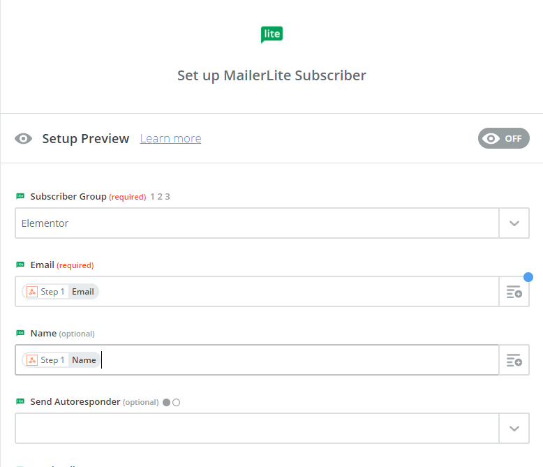 ml10 Integrate forms with Zapier 86