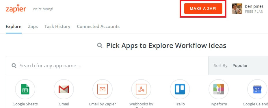 zapier makezap Integrate forms with Zapier 54