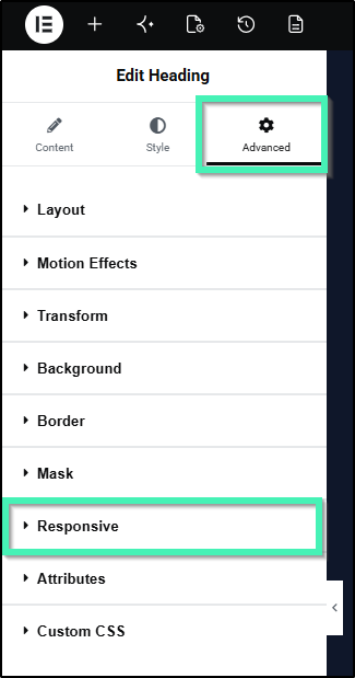 v3 advanced responsive