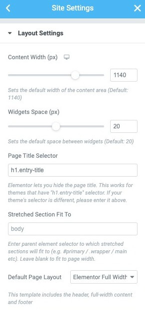 globals sitesettings settings layout layoutsettings Global layout settings 1