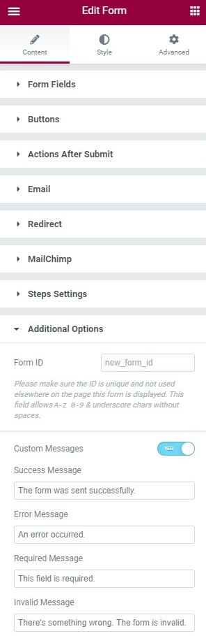additoptions Add a Subscribe Form using Elementor Pro’s Form Builder 21
