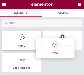 HTMLWidgetTwo Edit HTML in Elementor 3