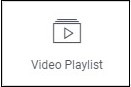 The widget Video Playlist widget 1
