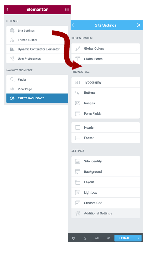 sitesetttingslocation Configure site settings 39