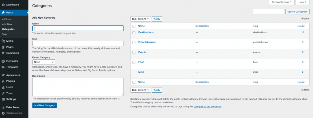 Post Categories Create a blog website 51