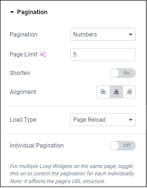 Content tab Pagination Paginate your loop 72