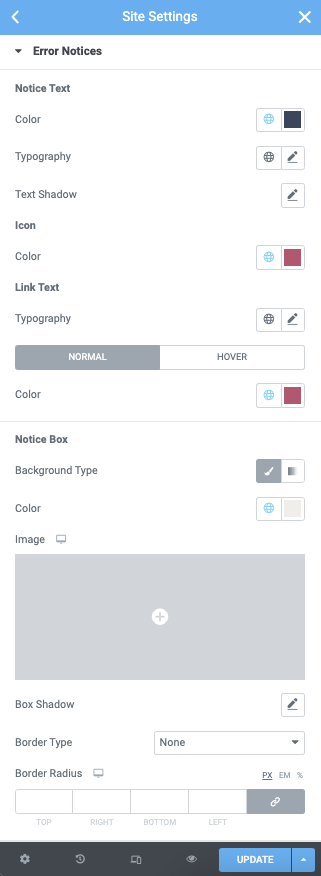 Notices Styling WooCommerce notice settings 5