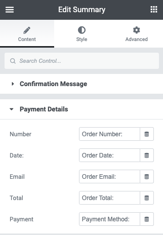 paymentdetails WooCommerce Purchase Summary widget 7