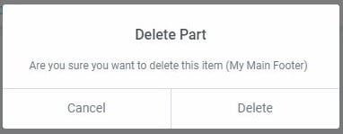 Delete Site Part Using the Theme Builder 13